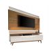 Rack com Painel Classic +3G 2.2 com LED Freijó com Off White - Imcal Móveis