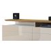 Rack com Painel Classic +3G 2.2 com LED Freijó com Off White - Imcal Móveis