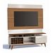 Rack com Painel Classic +AD 1.8 Freijó com Off White - Imcal Móveis