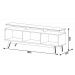 Rack com Painel Classic +AD 1.8 Freijó com Off White - Imcal Móveis