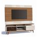 Rack com Painel Classic +AD 2.2 Freijó com Off White - Imcal Móveis