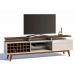Rack com Painel Classic +AD 2.2 Freijó com Off White - Imcal Móveis