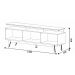 Rack com Painel Classic +AD 2.2 Freijó com Off White - Imcal Móveis