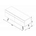Rack com Painel Classic 2G 1.4 Freijó com Off White - Imcal Móveis