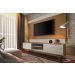 Rack com Painel Classic 2G 1.8 Freijó com Off White - Imcal Móveis