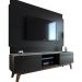 Rack com Painel Classic 2G 1.8 Preto - Imcal Moveis