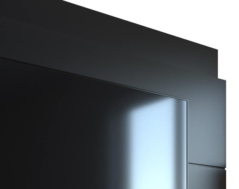 Rack com Painel Classic 2G 1.8 Preto - Imcal Moveis