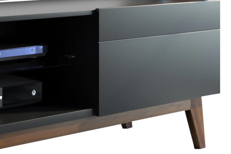 Rack com Painel Classic 2G 1.8 Preto - Imcal Moveis