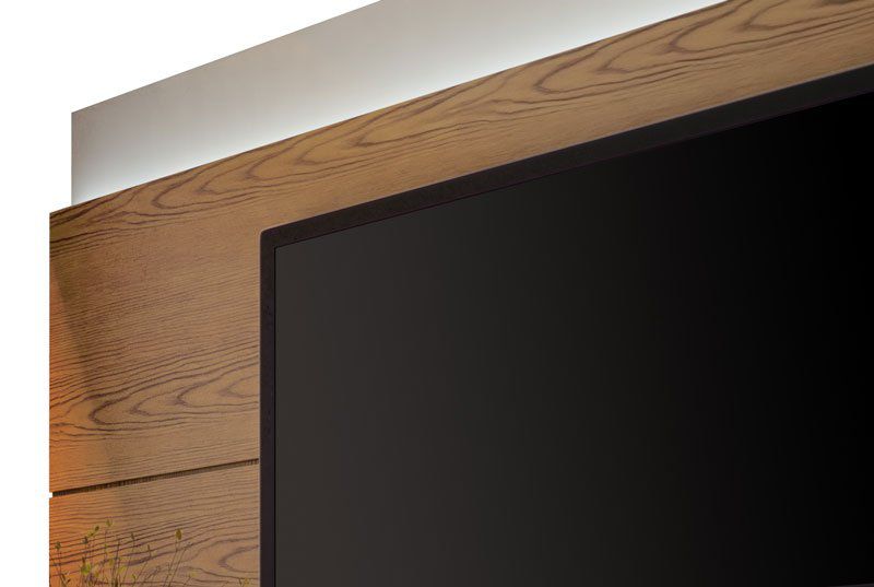 Rack com Painel Classic 2G 2.2 com LED Freijó com Off White - Imcal Móveis