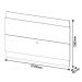 Rack com Painel Classic 3G 2.2 Nature com Off White - Imcal Móveis