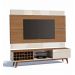 Rack com Painel Classic AD 2.2 Freijó com Off White - Imcal Móveis