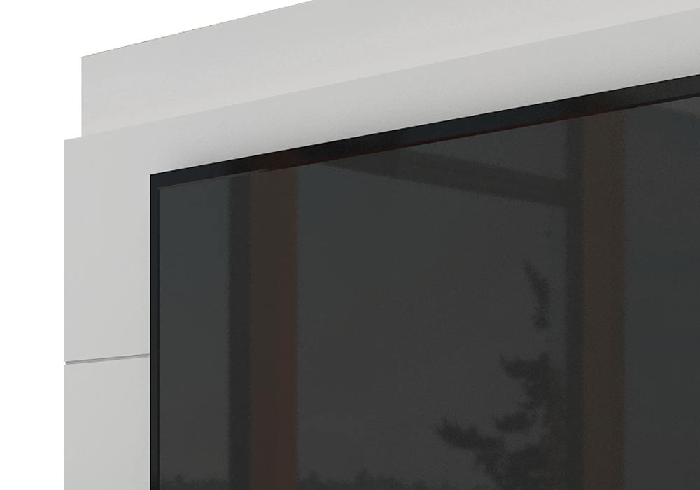 Rack com Painel Para TV 60 Polegadas Branco Classic +AD 2.2 com LED - Imcal Móveis