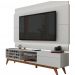 Rack com Painel Para TV 60 Polegadas Branco Classic AD 2.2 com LED - Imcal Móveis