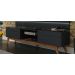 Rack para Sala Retrô Preto 2G 1.8 - Imcal Móveis