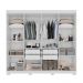 Guarda Roupa MDP 8 Portas 4 Gavetas 8 Pés Branco