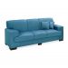 Conjunto Sofá 2 e 3 Lugares Manuela Azul Império Estofados