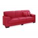 Conjunto Sofá 2 e 3 Lugares Manuela Vermelho Império Estofados