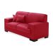 Conjunto Sofá 2 e 3 Lugares Manuela Vermelho Império Estofados
