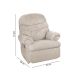 Poltrona Reclinável Barão Suede Liso Areia