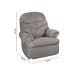 Poltrona Reclinável Barão Suede Liso Marrom Claro
