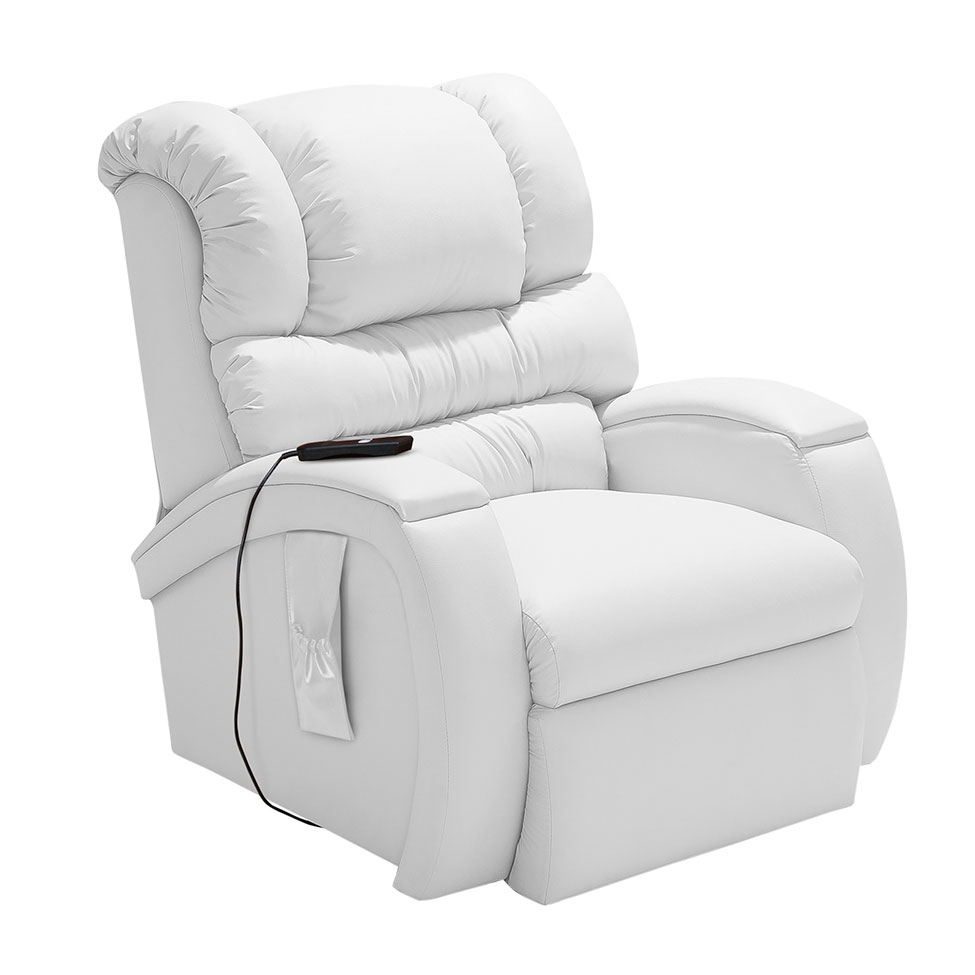 Poltrona Reclinável Motorizada Imperial Branca