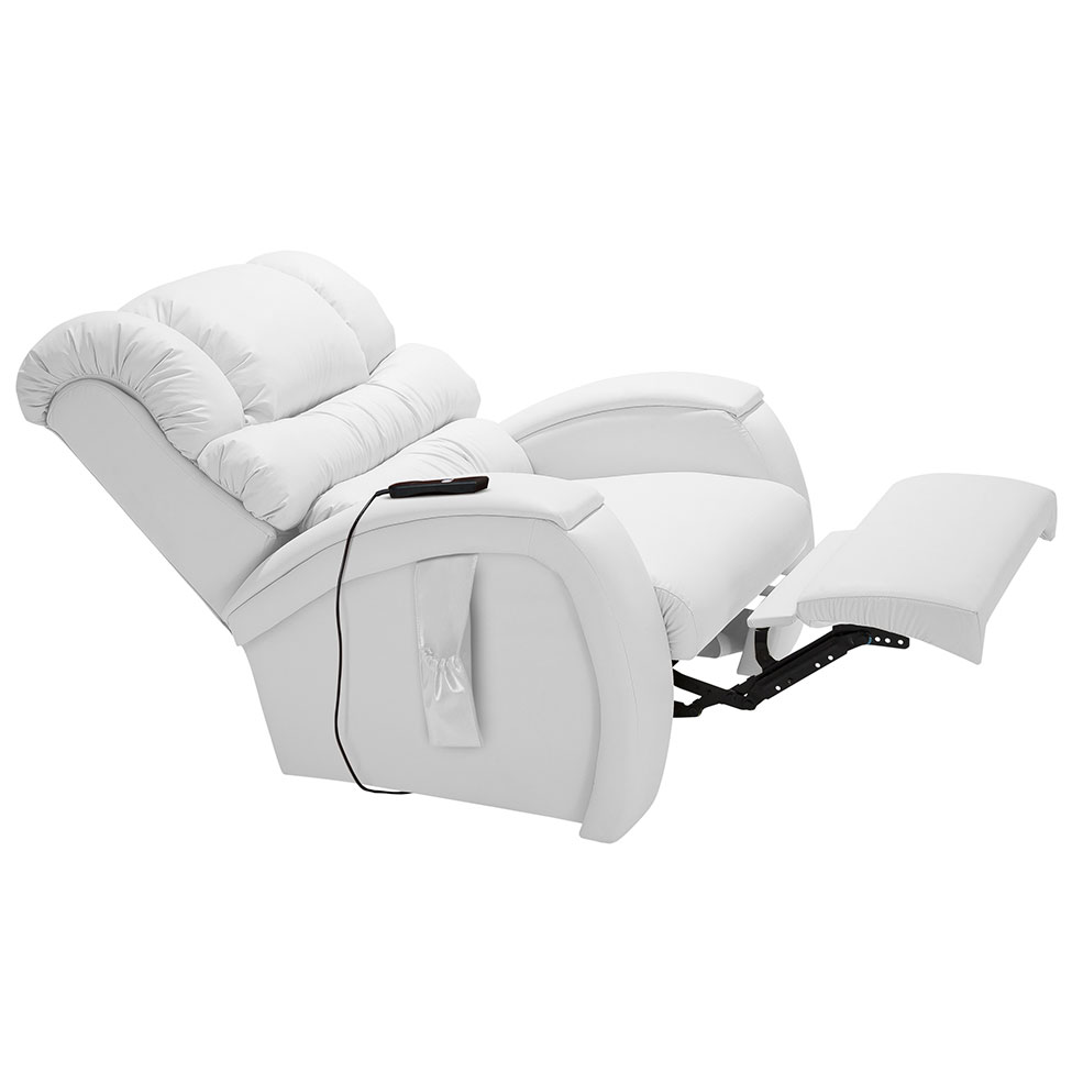 Poltrona Reclinável Motorizada Imperial Branca