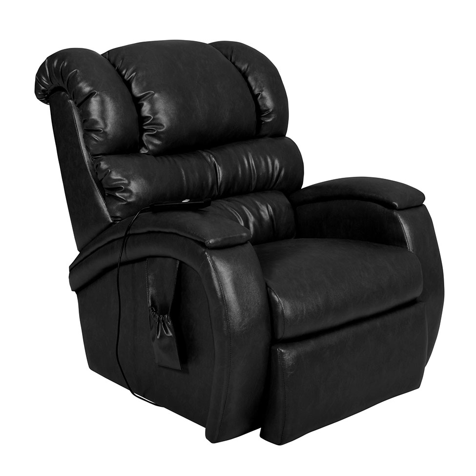 Poltrona Reclinável Motorizada Imperial Preta