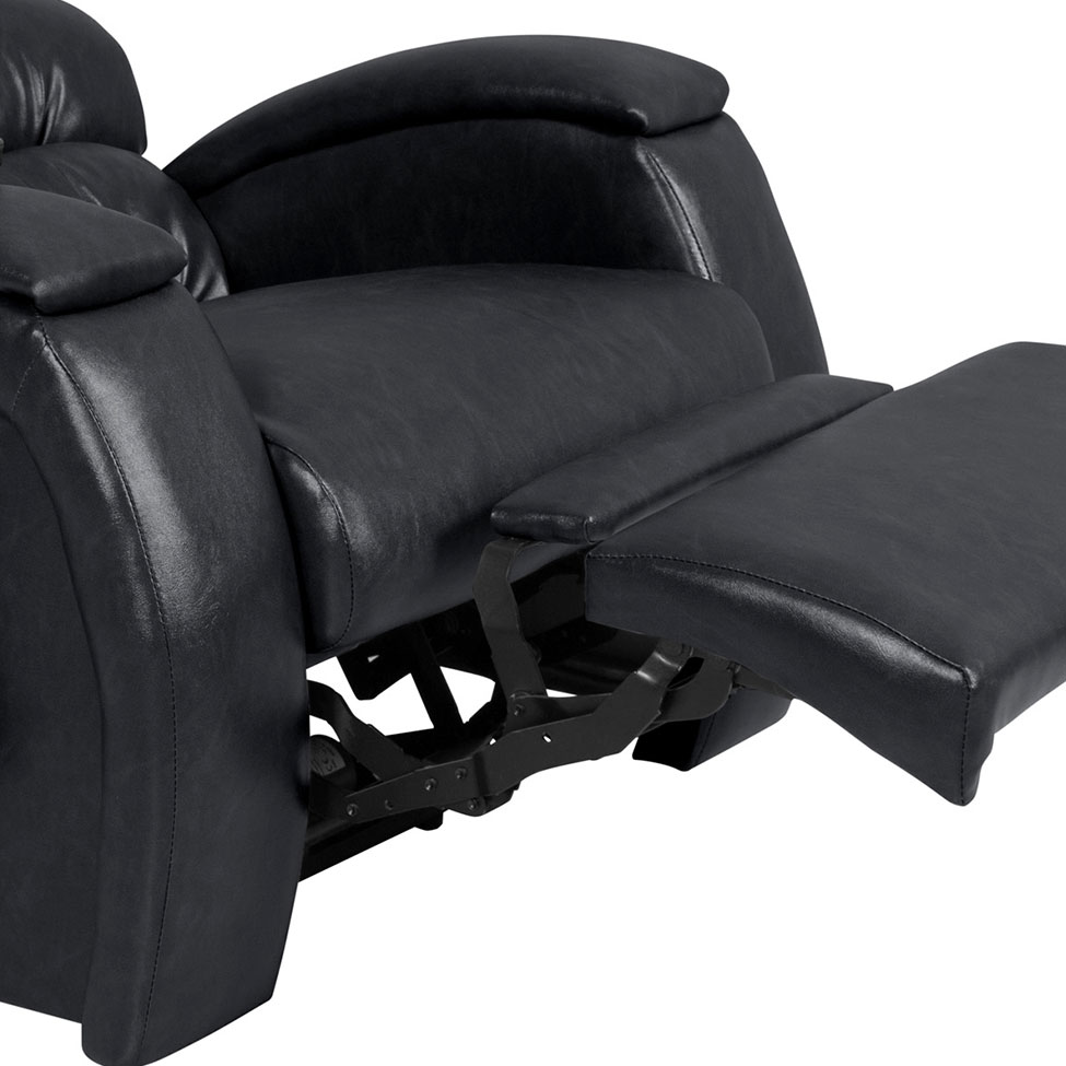Poltrona Reclinável Motorizada Imperial Preta