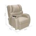 Poltrona Reclinável Motorizada Imperial Suede Areia