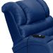 Poltrona Reclinável Motorizada Imperial Suede Azul Marinho
