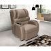 Poltrona Reclinável Motorizada Imperial Suede Chocolate