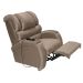Poltrona Reclinável Motorizada Imperial Suede Chocolate