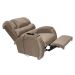 Poltrona Reclinável Motorizada Imperial Suede Chocolate