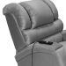 Poltrona Reclinável Motorizada Imperial Suede Cinza