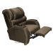 Poltrona Reclinável Motorizada Imperial Suede Marrom