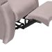 Poltrona Reclinável Motorizada Imperial Suede Marrom Claro