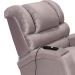 Poltrona Reclinável Motorizada Imperial Suede Marrom Claro