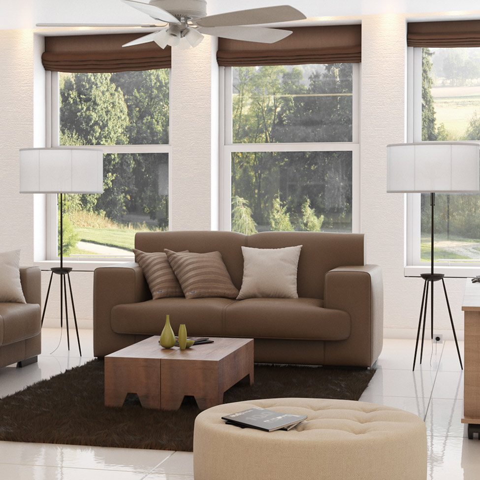 Sofá 2 Lugares Manuela Suede Marrom