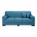 Sofá 3 Lugares Manuela Suede Azul