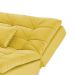 Sofá-Cama 3 Lugares Casal Pratic Suede Liso Amarelo