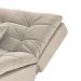 Sofá-Cama 3 Lugares Casal Pratic Suede Liso Areia
