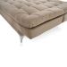 Sofá-Cama 3 Lugares Casal Pratic Suede Liso Chocolate