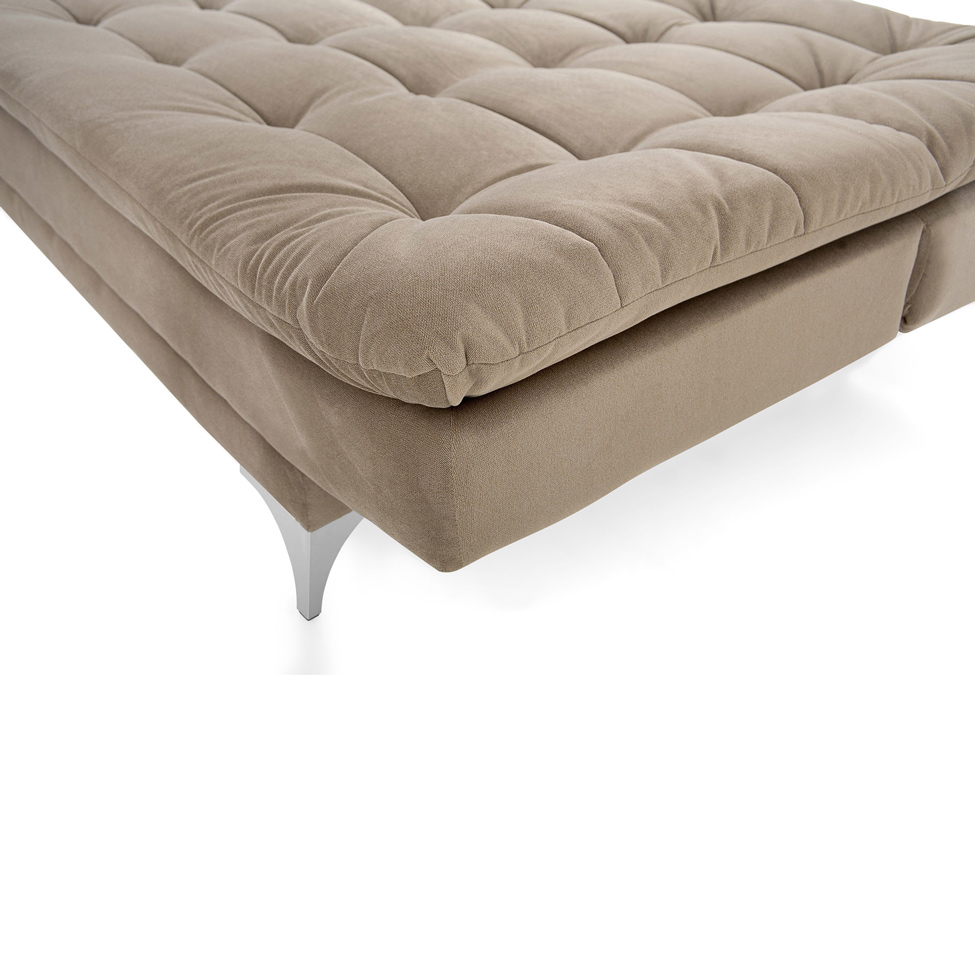 Sofá-Cama 3 Lugares Casal Pratic Suede Liso Chocolate