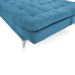 Sofá-Cama 3 Lugares Casal Pratic Suede Liso Turquesa