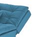 Sofá-Cama 3 Lugares Casal Pratic Suede Liso Turquesa
