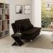 Sofá-Cama 3 Lugares Casal Versátil Veludo Liso Preto