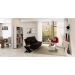 Sofá-Cama 3 Lugares Casal Versátil Veludo Liso Preto