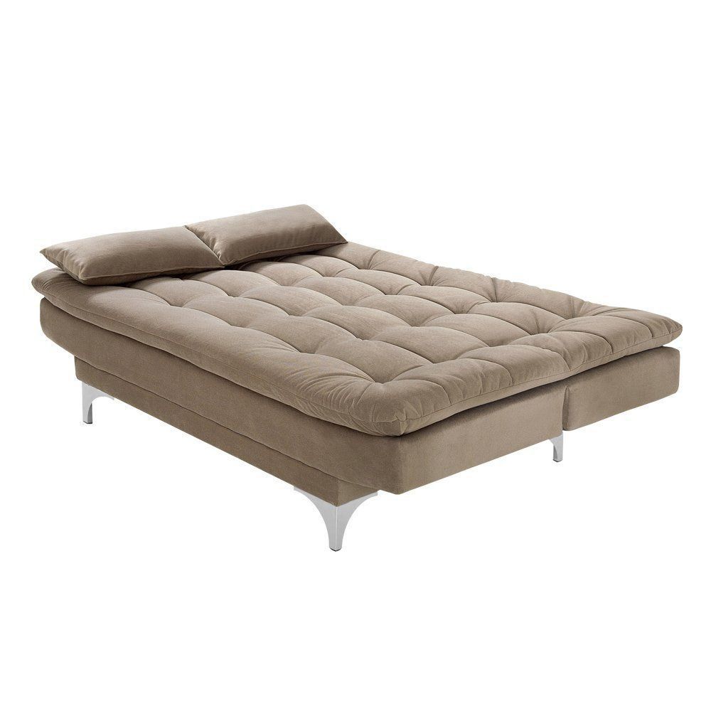 Sofá Cama 3 Lugares Pratic Veludo Liso Chocolate - Império Estofados 