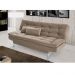 Sofá Cama 3 Lugares Pratic Veludo Liso Chocolate - Império Estofados 