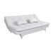 Sofá-Cama Casal 3 Lugares Versátil Branco